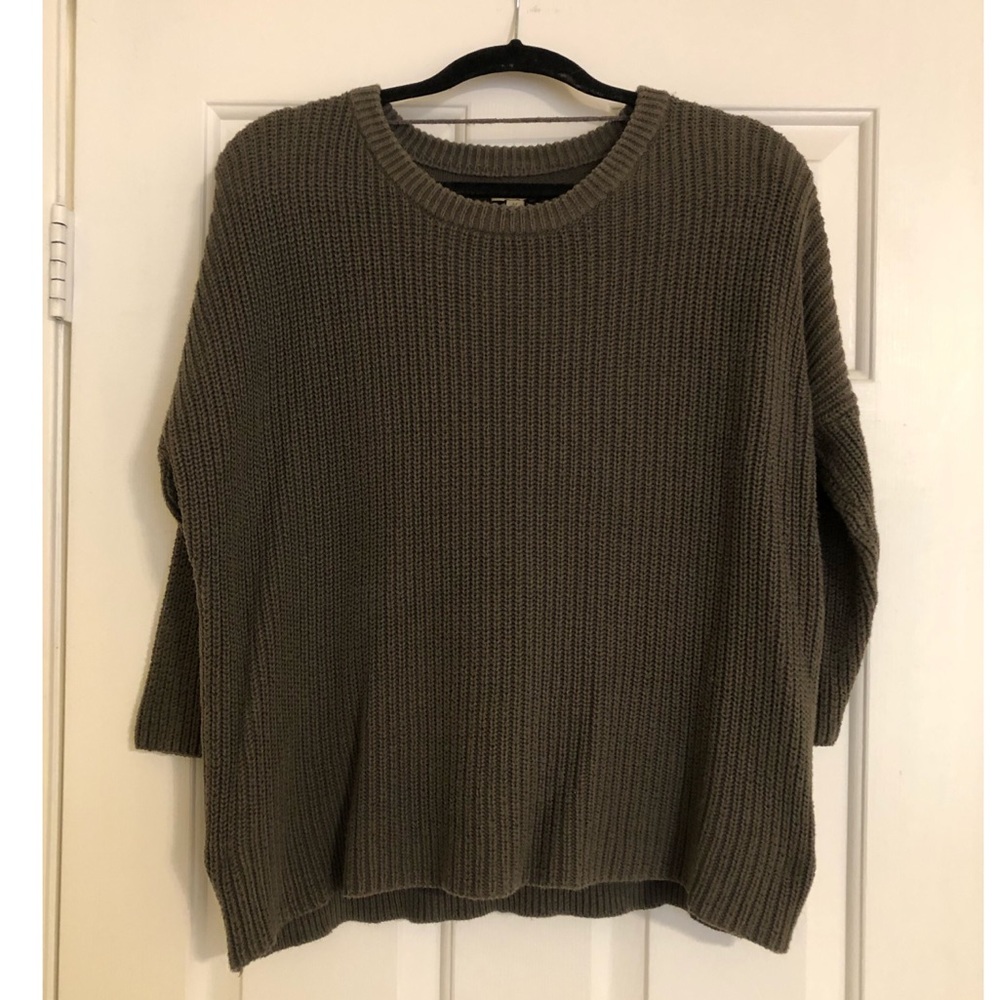 Olive green sweater
